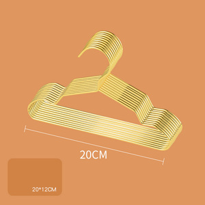 Nhà Máy Số Lượng Lớn Bán Pet Kid Quần Áo Móc Áo Tùy Chỉnh Dễ Thương Nhỏ Vừa Kích Thước Lớn Kim Loại Vàng Quần Áo Móc Áo - Product Image 6