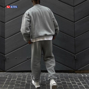 Conjunto Deportivo <span class=keywords><strong>para</strong></span> <span class=keywords><strong>Hombre</strong></span> <span class=keywords><strong>de</strong></span> Alta Calidad, Poliéster y Algodón Grueso, con Logotipo Personalizado, Sudadera y Pantalones Deportivos - Product Image 4