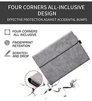 Étui pour clavier de tablette en cuir PU avec fente pour stylo housse de protection pour support pliant anti-chute pour Microsoft Surface Pro 8 /9/X 13 pouces