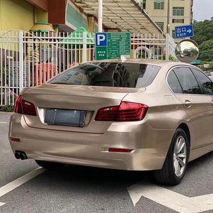 Kim Loại Champaign Vàng Đen Tốt Nhất Bán Vàng Xe Bọc Vinyl Xe Cơ Thể Dán Phim Thay Đổi Màu Sắc Cho Xe - Product Image 5