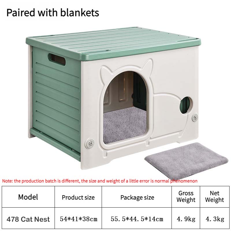 Green+Matching cotton pad