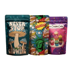 ถุงไมลาร์พิมพ์ลายดิจิตอลแบบกำหนดเอง MOQ ต่ำ 1 กรัม ตัดตามรูปทรง ป้องกันกลิ่น พร้อมซิปล็อคสำหรับบรรจุภัณฑ์อาหาร - Product Image 2