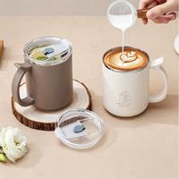 Mug isotherme double paroi en acier inoxydable 304 personnalisé, écologique, anti-fuite, chaud/froid, idéal pour le bureau, design moderne