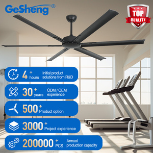 72 100 inch cao-khối lượng không khí công nghiệp lớn quạt trần mạnh mẽ DC động cơ điều khiển từ xa - Product Image 1