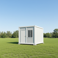 Lishine Casa Contenedor Desmontable Portátil de 20 pies, Prefabricada y de Fácil Instalación, para Oficina y Supermercado