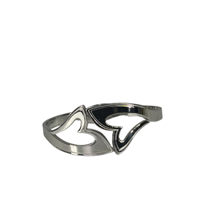Brazalete de Moda de Acero Inoxidable 316L con Baño de Oro PVD, Diseño Sostenible y Resistente - Product Image 1