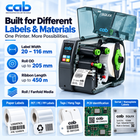 Imprimante d'étiquettes industrielle CAB SQUIX 4, imprimante de codes-barres à transfert thermique 300 dpi/600 dpi pour la fabrication d'étiquettes RFID