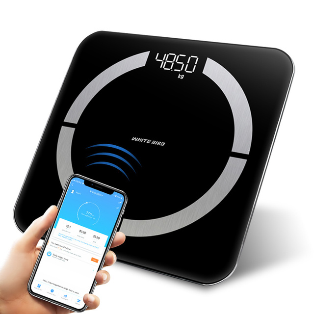 Household Bathroom APP API Body Fat Scales Factory  Body Fat Scale Smart BMI Digital Bathroom Wireless Weighing Scales
