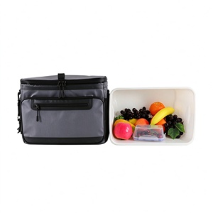 Sac Isotherme Portable Grande Capacité Imperméable 300D pour Pêche, Pique-nique et Déjeuner avec Bandoulière et Fermeture Éclair – Personnalisable – Vente en Gros - Product Image 3