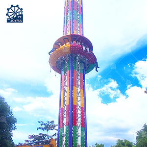 Promotion : Tour de chute libre rotative, équipement d'attraction à sensations fortes pour parcs d'attractions et fêtes foraines en extérieur, fabrication OEM sur mesure - Product Image 4