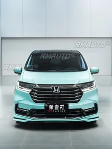 Kit carrosserie pour Honda Odyssey 2022, séparateur de pare-chocs avant noir mat style YOFER, spoiler de pare-chocs avant, accessoires de voiture - Product Image 3