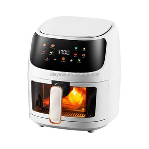 Four à frire à air personnalisé, 8L, profond, multifonctionnel, doublure en plastique, numérique, français, allemand, hôtel, utilisation en extérieur, sans huile, vapeur - Product Image 2