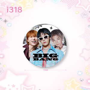Broches et badges en film laser Kpop Jungkook V Jimin Jin <span class=keywords><strong>RM</strong></span> Karina Winter Bigbang I-DLE Suga – Emblèmes de mode pour sacs et vêtements - Product Image 6