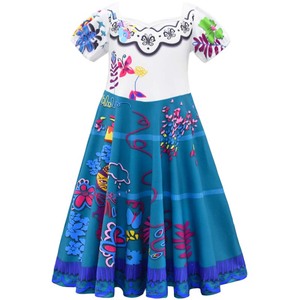 Karneval Halloween Prinzessinnen-Partykleidung Blumen-Rüschen Kinder Mirabelle Kostüm DISP-012 - Product Image 2