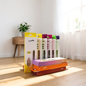 Boîtes en papier recyclé personnalisées de haute qualité avec estampage à chaud, impression quadricolore, boîte vide jetable de 2 g pour cartouche de 1 ml - Product Image 5