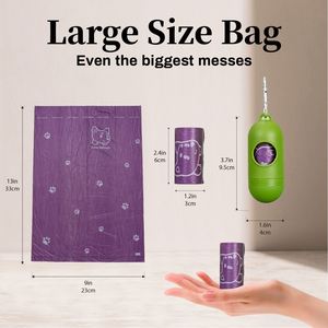 Private Label 100% Compostable Dog Poop <b>Bags</b> Leak-Proof Eco-Friendly Pet Waste <b>Bag</b> Refill Rolls - Product Image 4
