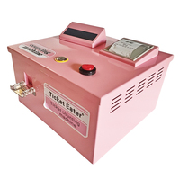 Mini déchiqueteuse, machine à poussoir à pièces, compteur de billets de loterie, compteur de bureau, mini déchiqueteuse en métal, machine de jeu