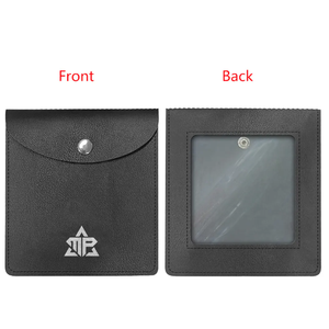 Pochette en PU recyclé écologique avec NFC et gravure laser pour rangement de câbles, organiseur de voyage, cadeau d'affaires personnalisable - Product Image 2