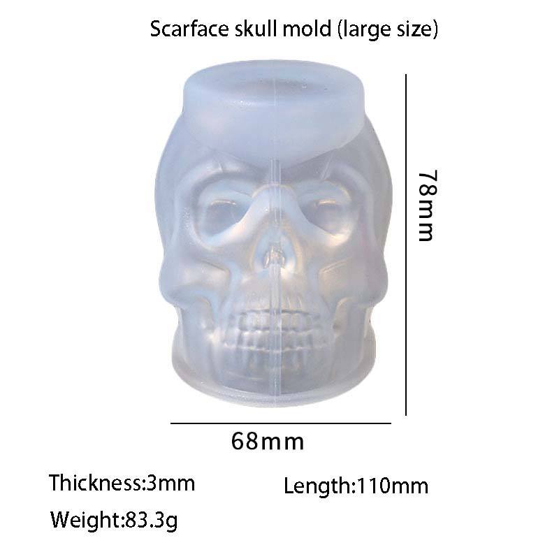 Moule crâne de Scarface (grande taille)