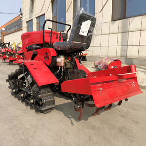 Tracked Rotary Tiller Mini Agricultural Ditching Weeding Engine/Motor 9HP/7HP Multifunctional Farm <b>Cultivator</b> 35cm - Product Image 1