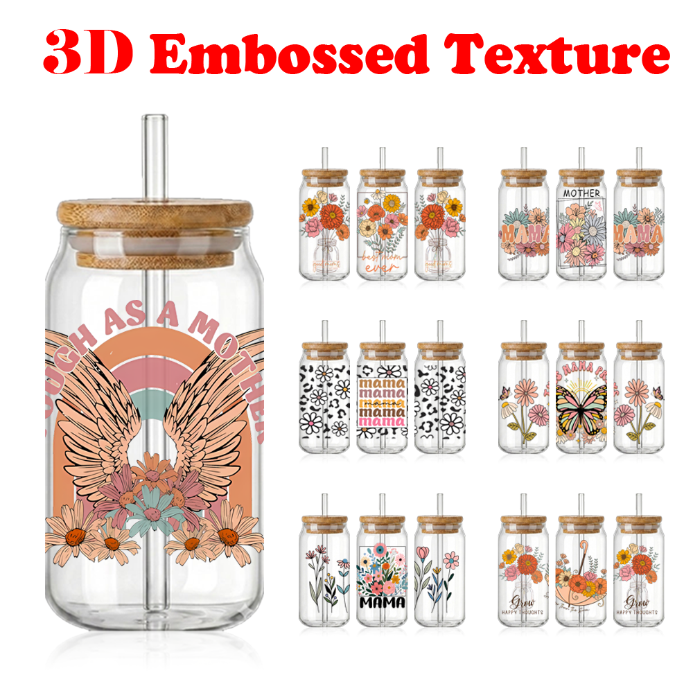 New Design Factory Hot Sale UV Printing Service UV DTF AB Film Cup Wraps Transfers Sticker Brand Logo Packing Labels