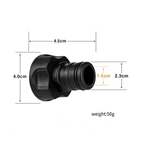 Raccord de tuyau d'arrosage de jardin à filetage femelle 3/4 po, adaptateur rapide polyvalent pour robinet d'irrigation, joint de tuyau en plastique