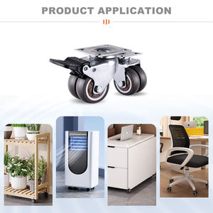 Günstiges Produkt 1 1,25 1,5 2 2,5 3 Zoll 10-50kg Last Leises Schreibtisch-Lenkrad Langlebige leichte Räder für Möbel - Product Image 5