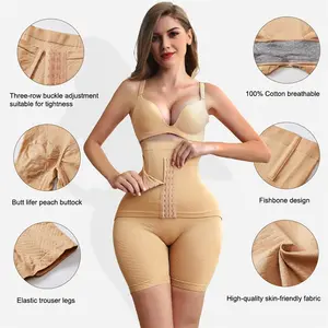 Personnalisé femmes corps complet grande taille minceur culotte courte Shapwear ventre contrôle Cincher taille formateur bout à bout Shaper