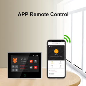 2025 sistem keamanan rumah pintar portabel 4G + WiFi <span class=keywords><strong>Alarm</strong></span> pencuri <span class=keywords><strong>115dB</strong></span> sirene baterai 5000mAh plastik pabrik RF433MHz - Product Image 6