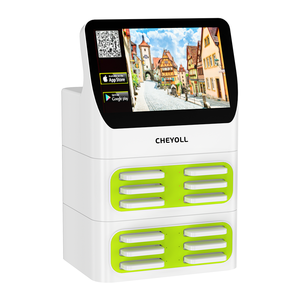Station de recharge de téléphones portables à 12 emplacements, partage de batteries externes, location de batteries externes pour restaurants, cafés, kiosques - Product Image 1