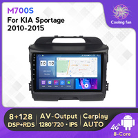 Radio Estéreo para Coche MEKEDE MS Android 12 8 Núcleos 8+256GB IPS DSP 2DIN con GPS WIFI para KIA Sportage 3 2010-2015 de 9 Pulgadas