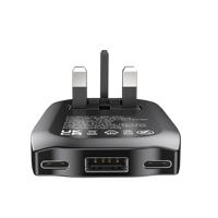 Cargador USB-C de 65W Listo para Viajar con Enchufe Plegable y Carga Rápida - Perfecto para iPad, iPhone, Laptop
