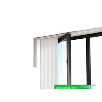 Rideau électrique ultra-fin à rail caché, intelligent et automatique, prend en charge la personnalisation incurvée en forme de serpent, OLED WiFi