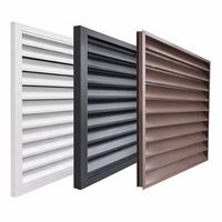 Panel de Rejilla de Aluminio para Exteriores, Pantalla de Privacidad para HVAC, Cubierta Decorativa para Aire Acondicionado