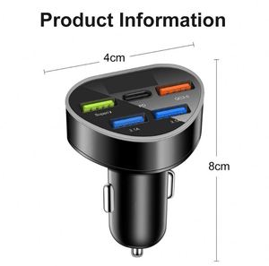 อะแดปเตอร์ชาร์จในรถยนต์ 66W รุ่นใหม่ 5-in-1 ป้องกันการกระแทก พร้อมพอร์ต USB-C และไฟ LED สำหรับการชาร์จเร็ว เหมาะสำหรับ iPhone - Product Image 4