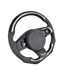 Volant sport en fibre de carbone personnalisé, compatible avec <span class=keywords><strong>Jaguar</strong></span> XF, R-Sport, F-<span class=keywords><strong>Type</strong></span>, F-Pace, <span class=keywords><strong>E</strong></span>-Pace, XE Series, livraison directe - Product Image 3