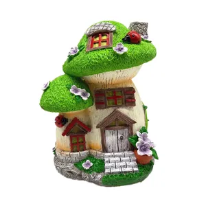 Resin Outdoor Garden Decoration Accessory Fairy House Figurine