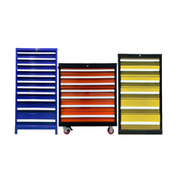 Chariot à outils personnalisable avec 5 tiroirs pour fraises et mèches, armoire de rangement colorée, prise en charge OEM