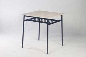 Set da Pranzo Moderno in <span class=keywords><strong>3</strong></span> Pezzi: Tavolo in Legno <span class=keywords><strong>e</strong></span> <span class=keywords><strong>2</strong></span> Sedie per Sala da Pranzo Domestica - Product Image 6