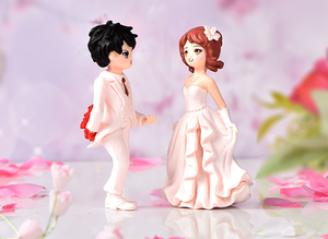 Statuette Romantiche in Resina di 8 Stili: <span class=keywords><strong>Torta</strong></span> Nuziale, Coppia Gay, Ragazza, Vecchia Coppia, Nuova Coppia - Product Image 6