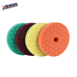 Tampon en mousse de découpe en forme de football pour gravure de voiture Tampon éponge jaune Tampon de <span class=keywords><strong>polissage</strong></span> <span class=keywords><strong>manuel</strong></span> pour machine à polir - Product Image 4