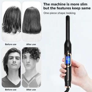 Plancha <span class=keywords><strong>de</strong></span> <span class=keywords><strong>Pelo</strong></span> Profesional con Pantalla LCD, Herramienta Eléctrica para Peinar el Cabello en Casa o en la Peluquería, <span class=keywords><strong>Rizador</strong></span> <span class=keywords><strong>de</strong></span> Ondas Grandes con Interior Acolchado - Product Image 4