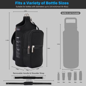 Men's <b>Gym</b> Bag 5 Built-In Magnets Water Bottle Carrier <b>Holder</b> <b>Phone</b> Pockets Shoulder Strap Polyester Lining Magnetic Accessories - Product Image 3