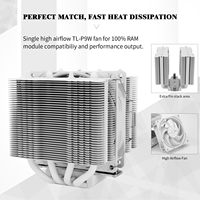 Thermalright Peerless Assassin 90 SE White PC CPU Air Cooler 8 tuyaux de chaleur Dispenseur de chaleur en cuivre Ventilateur