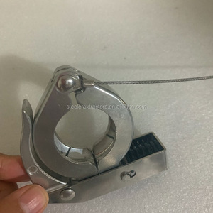 New Type Sanitary KF16 25 40 50 SS304 Vacuum <strong>Toggle</strong> <strong>Clamp</strong> with Spring - Product Image 4