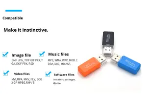 Lector de Tarjetas USB 2.0 de Alta Velocidad - Totalmente Probado - Apto para Tarjetas TF / Tarjetas de Memoria de Teléfono Móvil Compatible con Computadora y Teléfono - Product Image 6