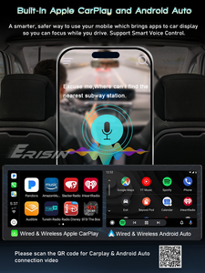 Erisin ES6646B Android 14,0 Auto estéreo GPS Navi 4G inalámbrico CarPlay para reproductor DSP DAB SWC tablero ayuda de marcha atrás Coche - Product Image 3