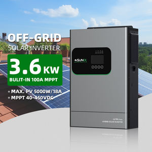 Onduleur <span class=keywords><strong>solaire</strong></span> hybride MPPT 3,6 kW à faible MOQ, 24 V CC vers 220 V CA, monophasé - Product Image 1