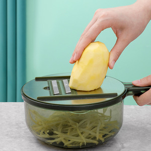 Best Manual Food <strong>Veggie</strong> Wire Slicer Stainless Steel Grater Vegetable Onion Chopper Cutter With <strong>Container</strong> - Product Image 4