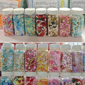 Perle di Zucchero Commestibili Multicolore e di Vari Stili, Decorazioni per Torte, Sprinkles e Perle di Zucchero per Pasticceria, Vendita all'Ingrosso - Product Image 1